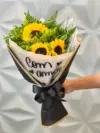Buquê de 03 girassóis - Imagem 3