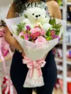 Buquê Amor com pelúcia