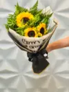 Buquê de 03 girassóis