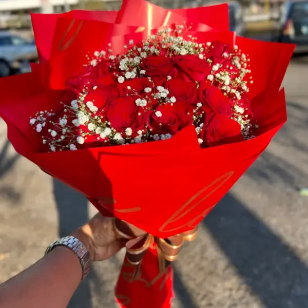 Buquê intenso de 30 rosas - Imagem 3